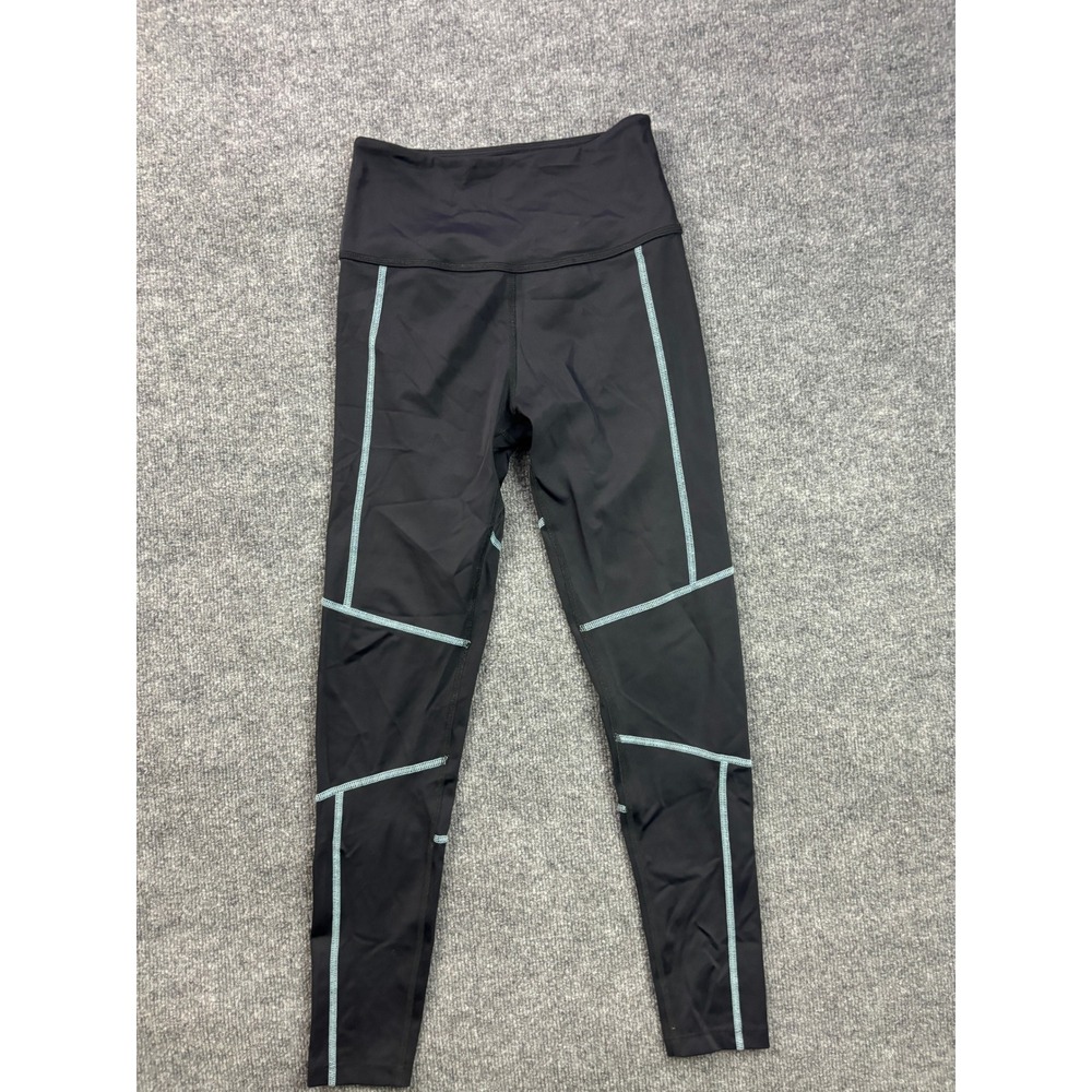 Beyond Yoga Leggings‎ Womens Small Black Contrast Stitch High Waisted Activewear